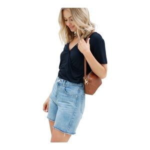 NWT Able Light Blue Jean Shorts 27